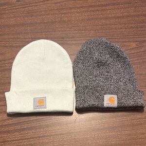 Carhartt Cuffed Knit Beanies Lot of 2